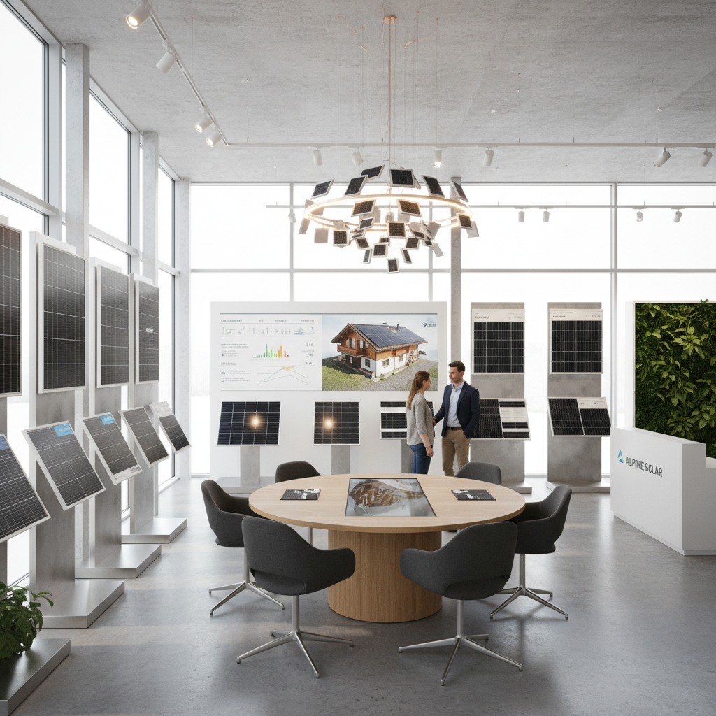 Solaranlage auf Schweizer Hausdach